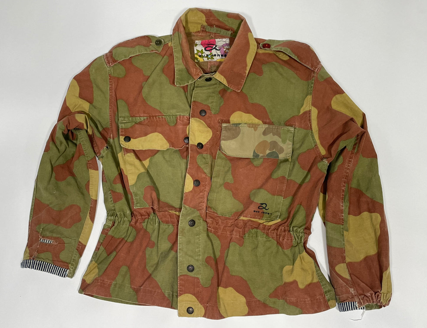 1950's 100% Cotton European Military Camoflage Jacket