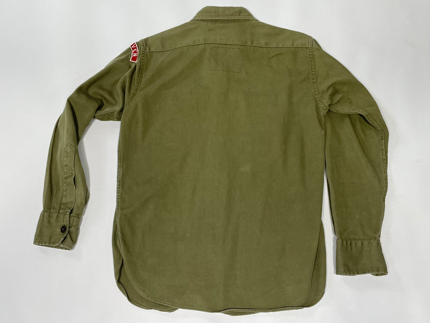 1970's 100% Cotton Green Boy Scout Shirt
