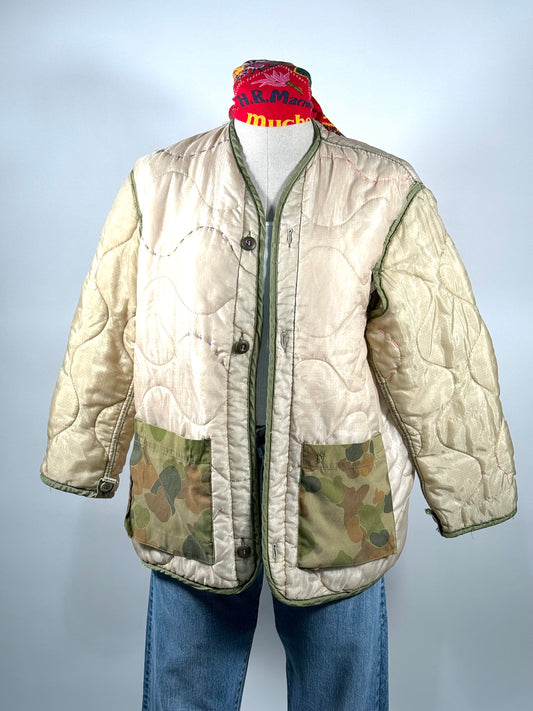 1980's Quilted Liner for a Field Jacket
