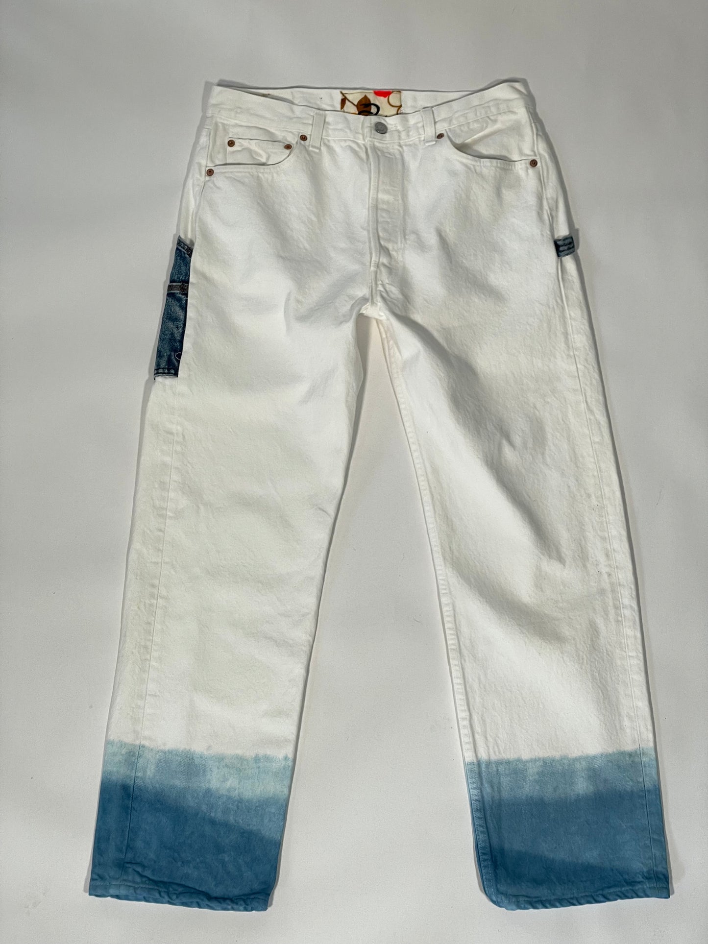 1990's White 501 Levi's