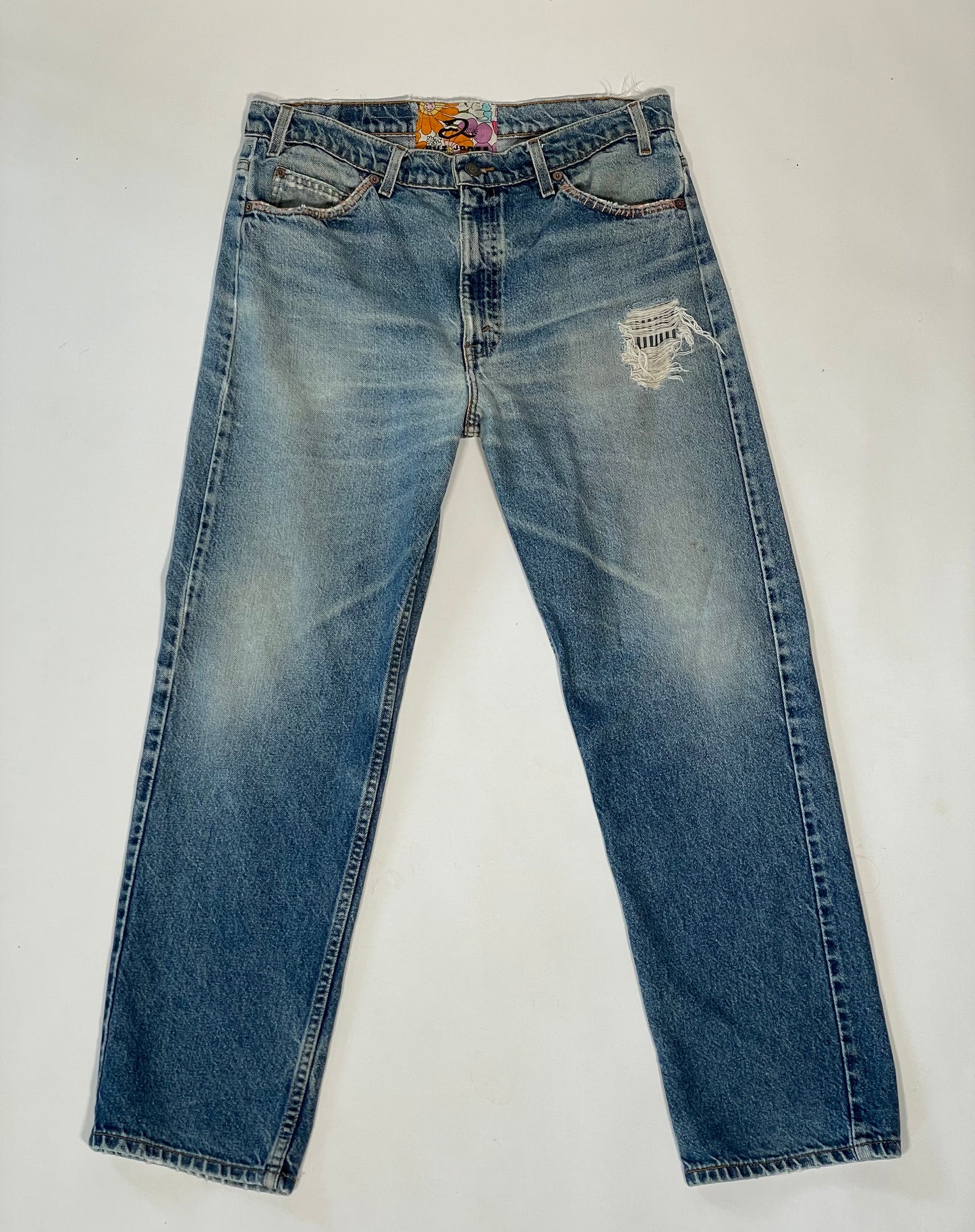 1990's Well Worn Levi's orange Tab