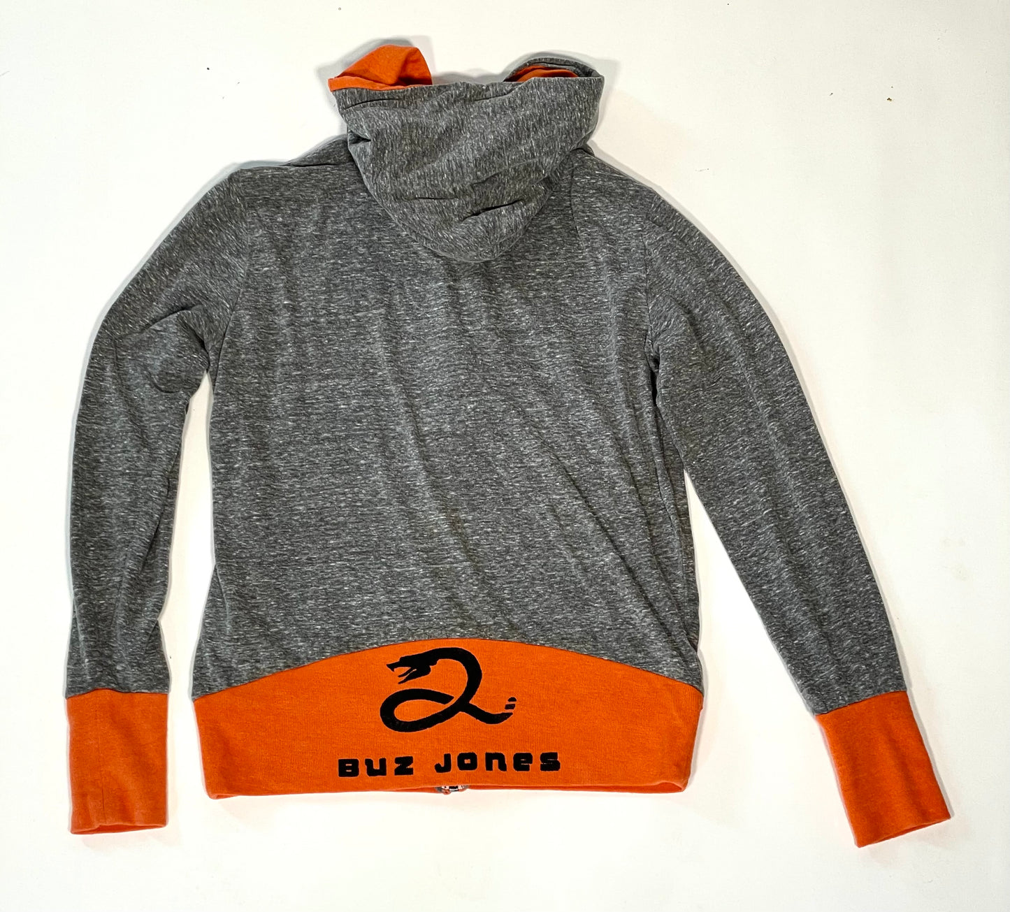 1990's 50% Cotton / Polyester Bronco's zip front hoodie
