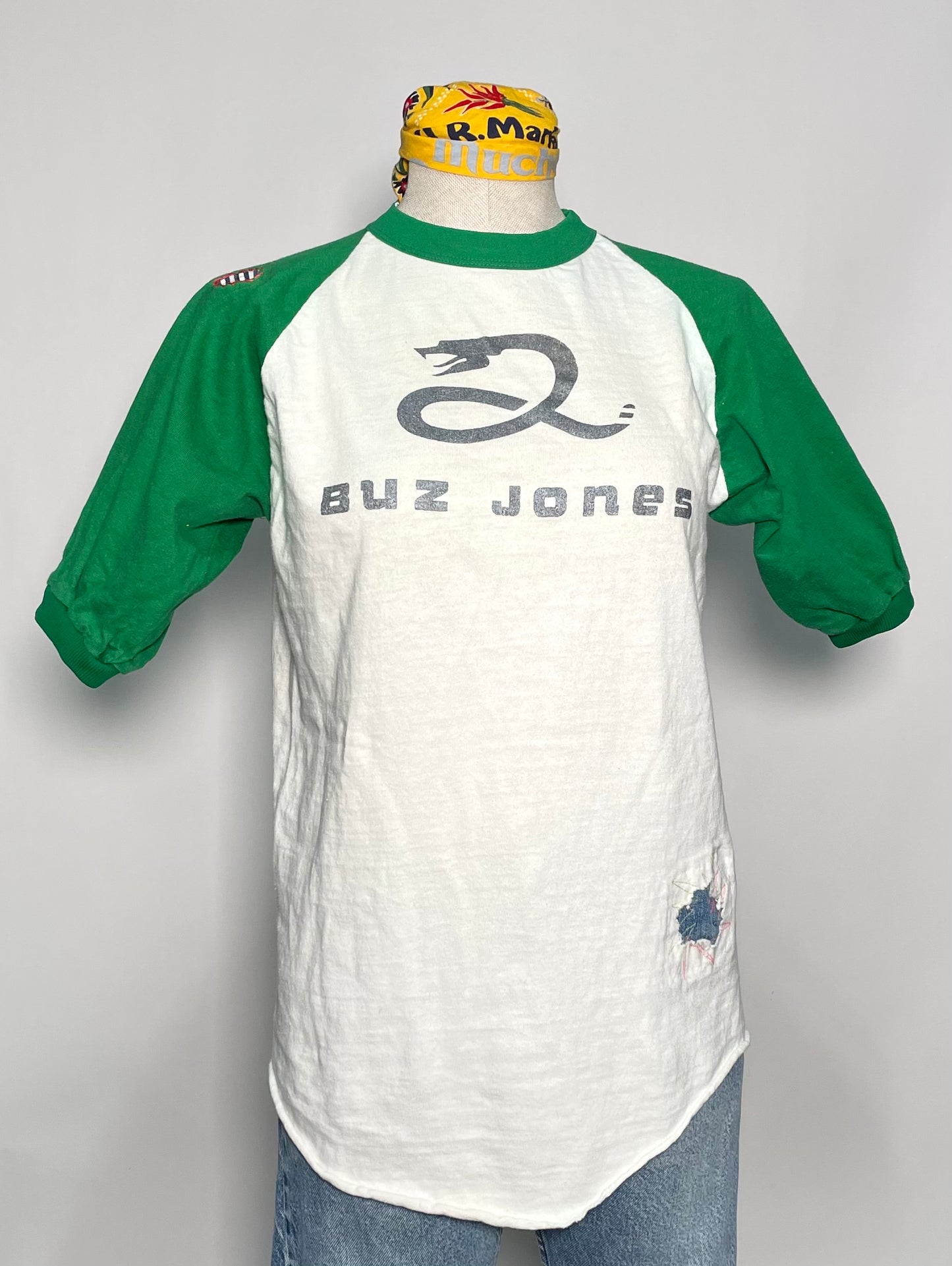 1980s 100% Cotton raglan baseball tee shirt