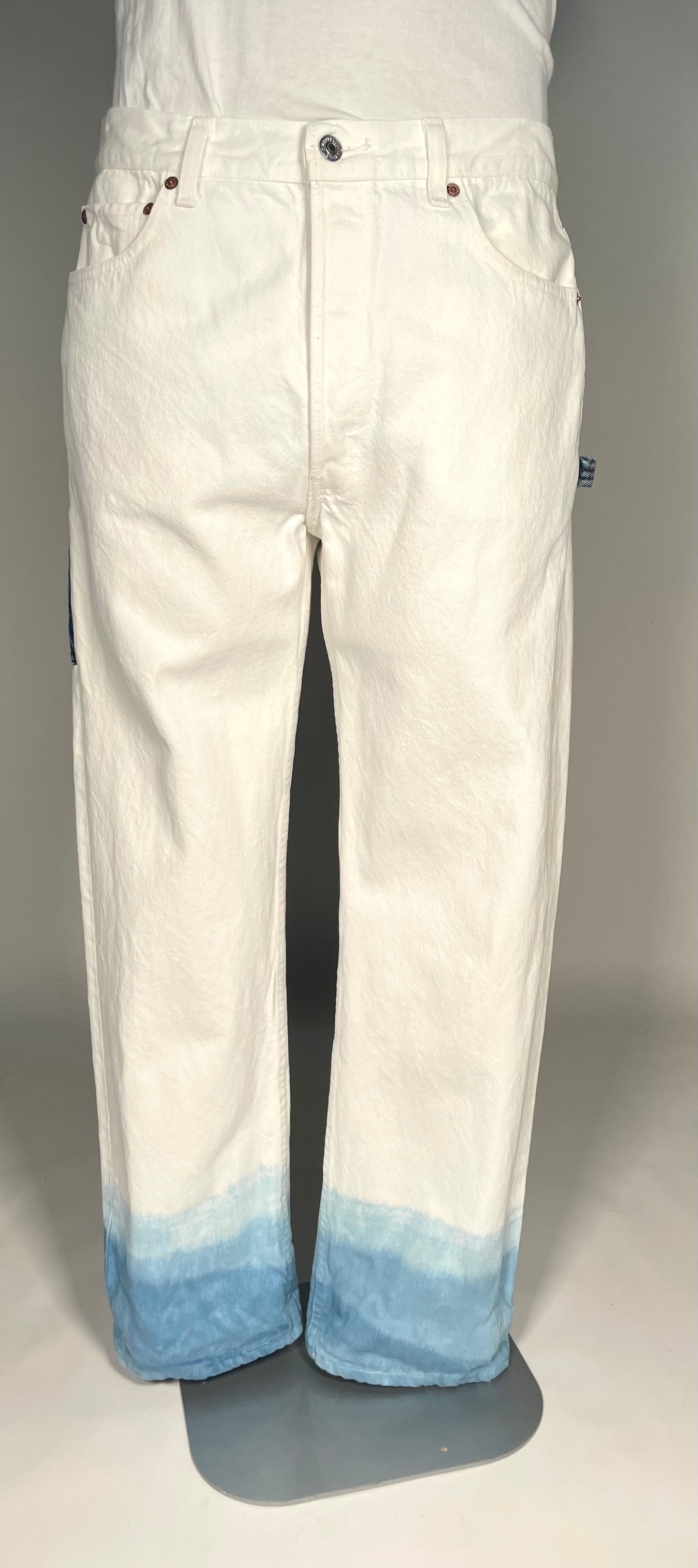 1990's White 501 Levi's