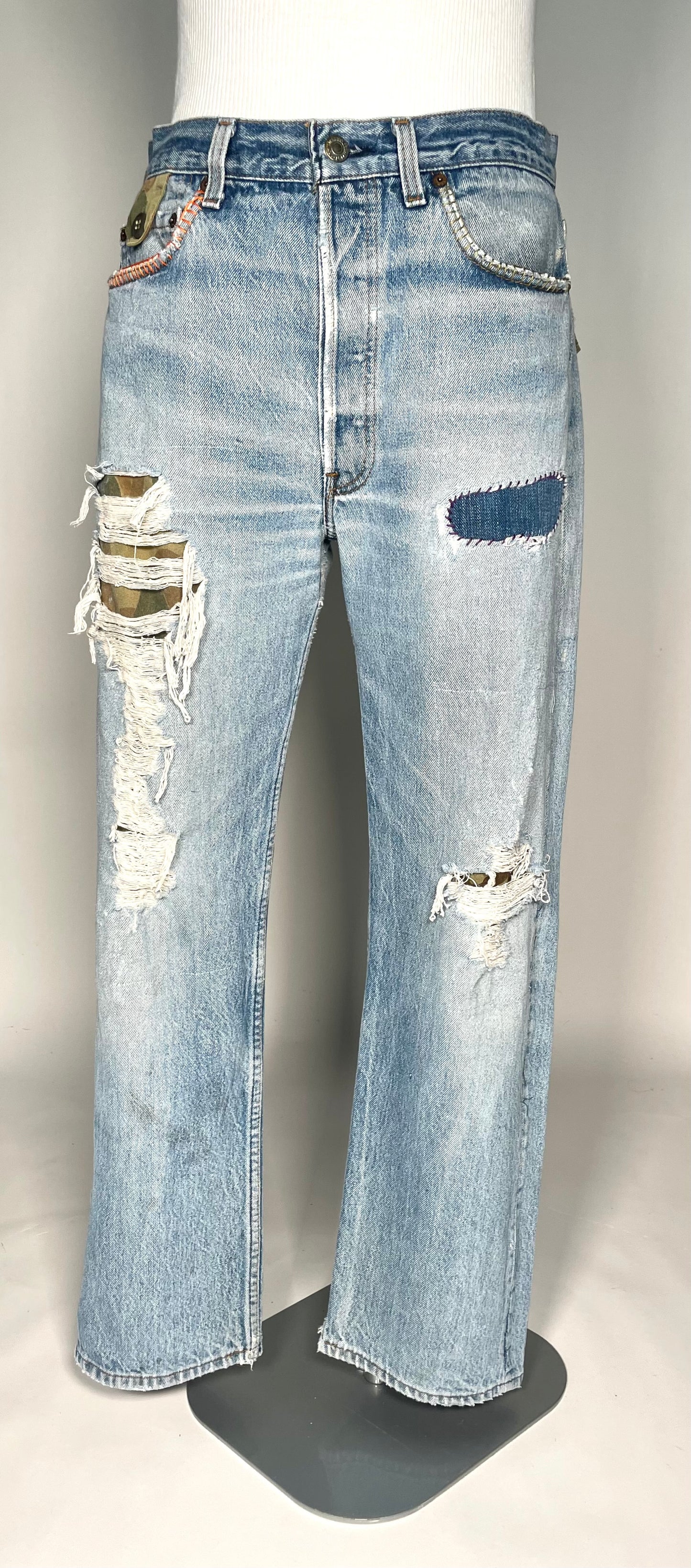 Super worn 1970's 501 Levi's.