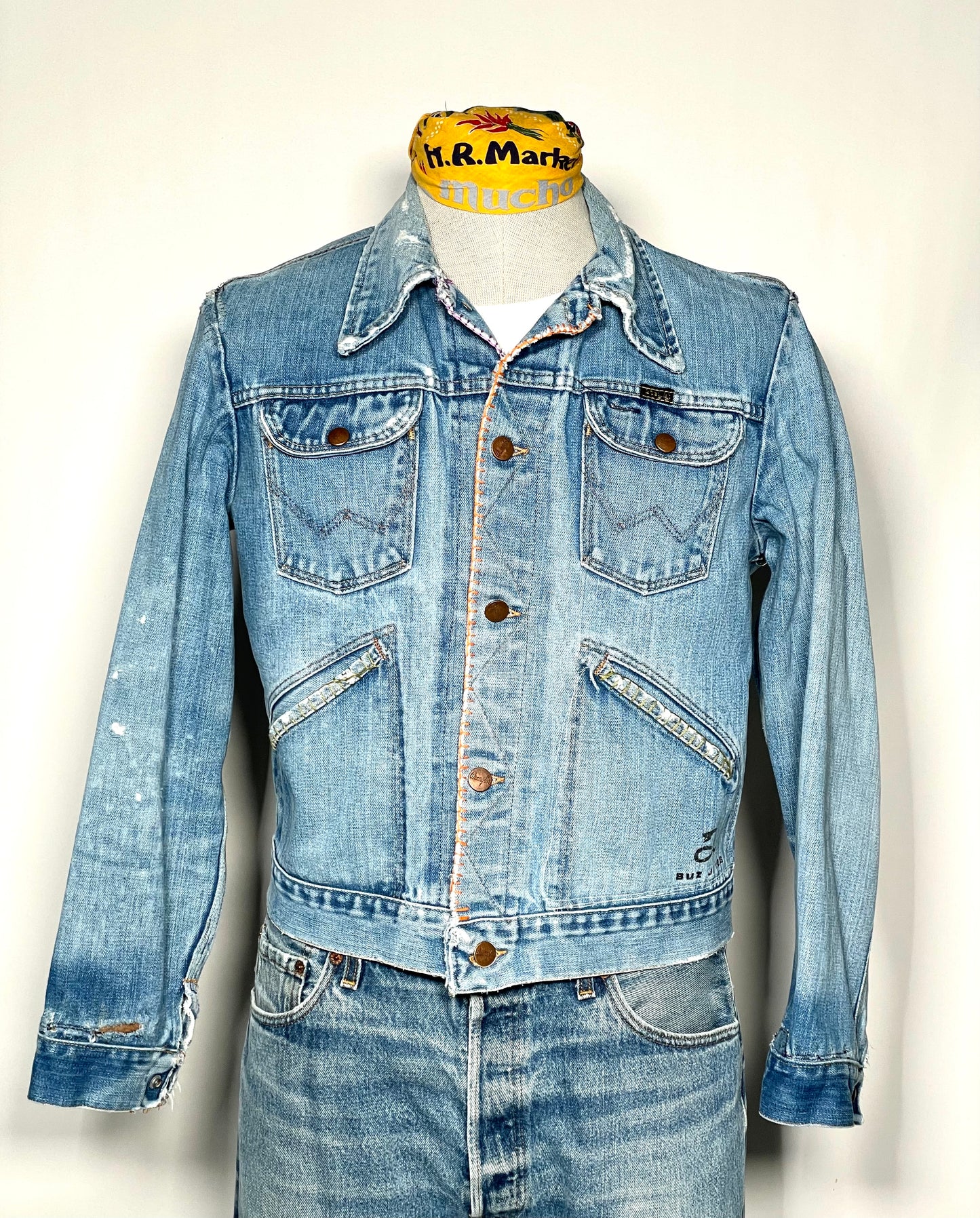 1970's 100% Cotton Wrangler Trucker Jacket