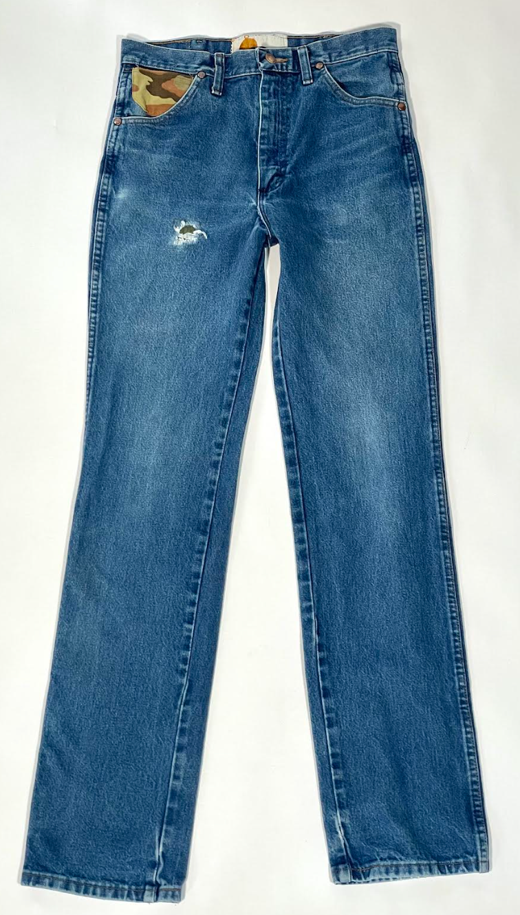 1990's Broken Twill Wrangler Cowboy Cut Jean