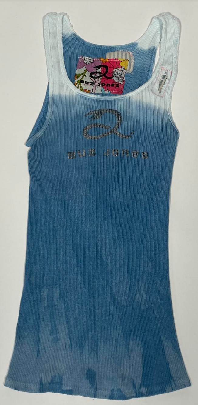 2000's Indigo Dip Dyed Tank Top