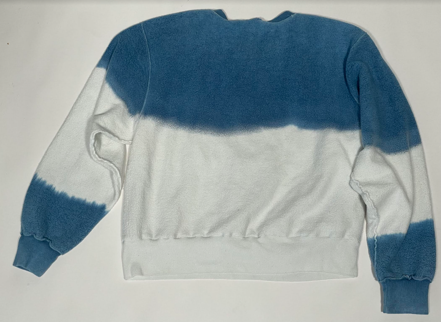 2000's Indigo Dipped Denim Pocket Sweatshirt