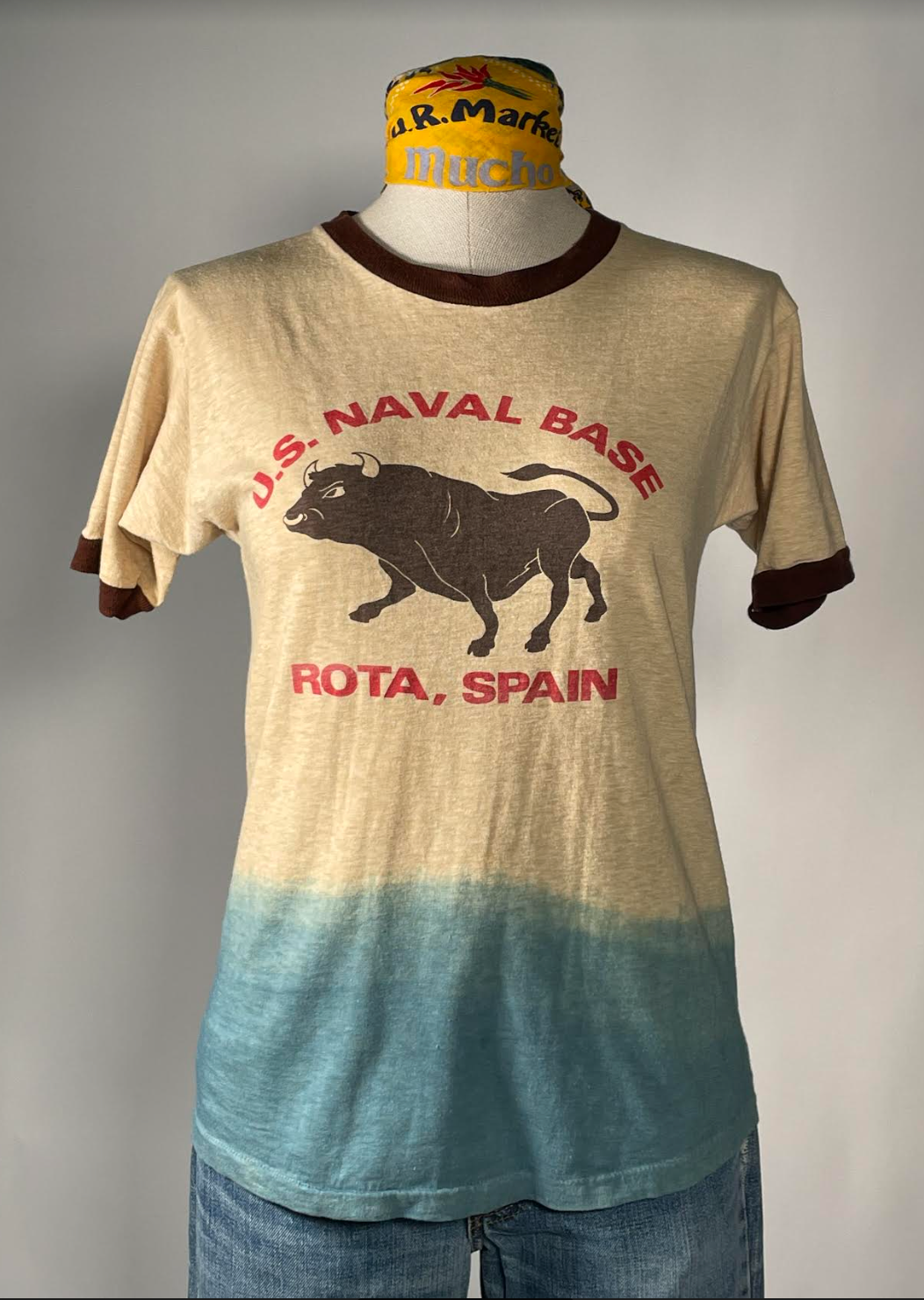 1980's 50% Cotton / Polyester Ringer Tee