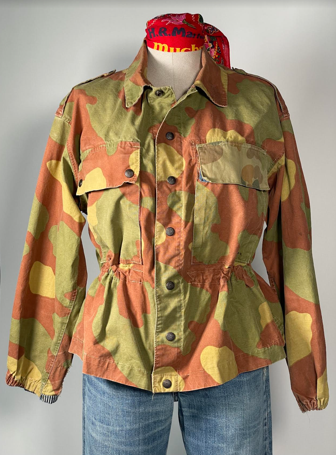 1950's 100% Cotton European Military Camoflage Jacket