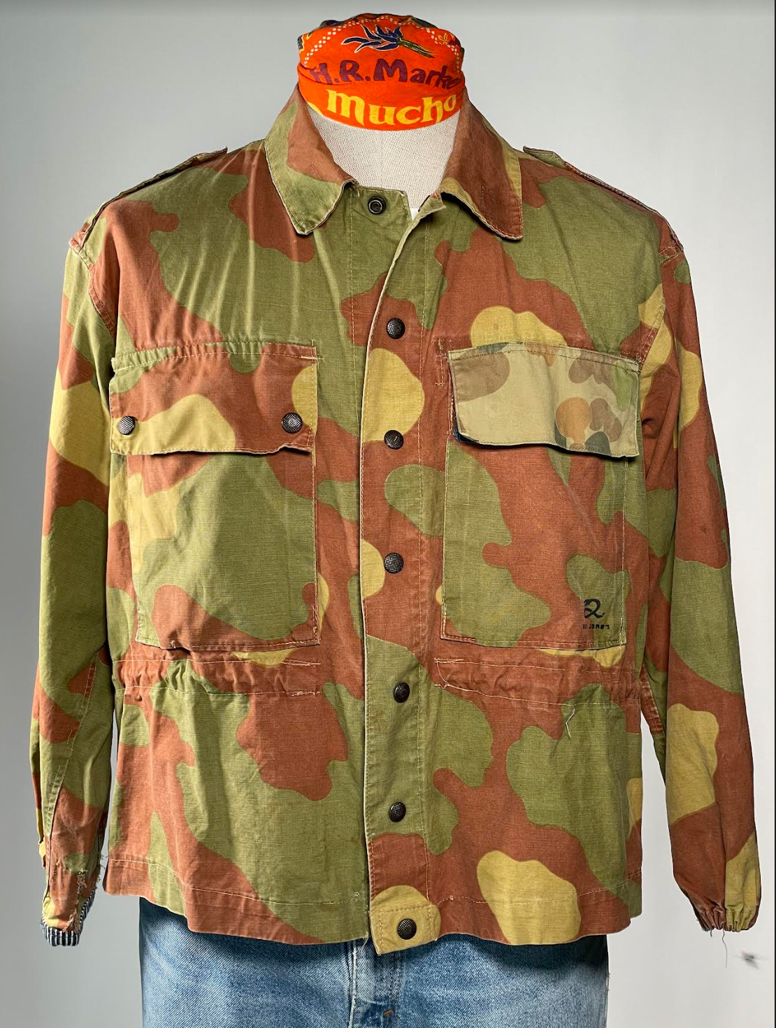 1950's 100% Cotton European Military Camoflage Jacket