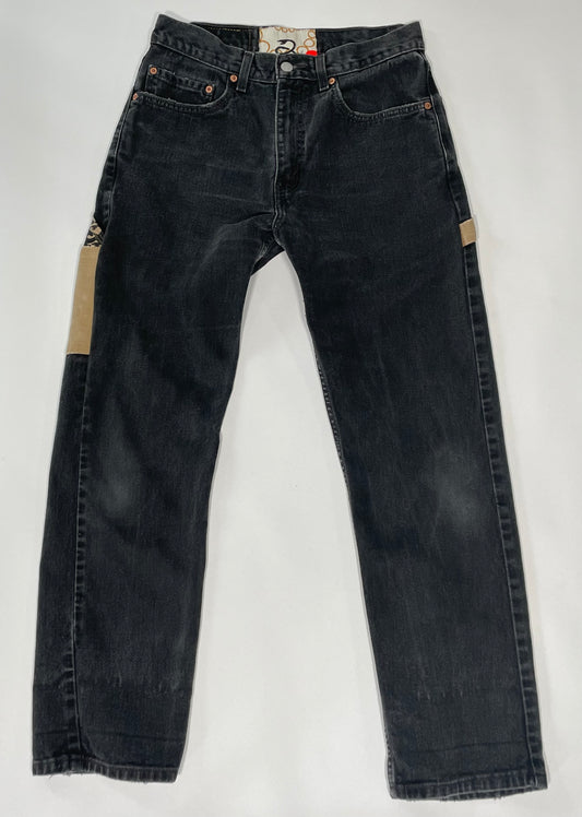 1980's 100% Cotton Black Levi's 505 Jean