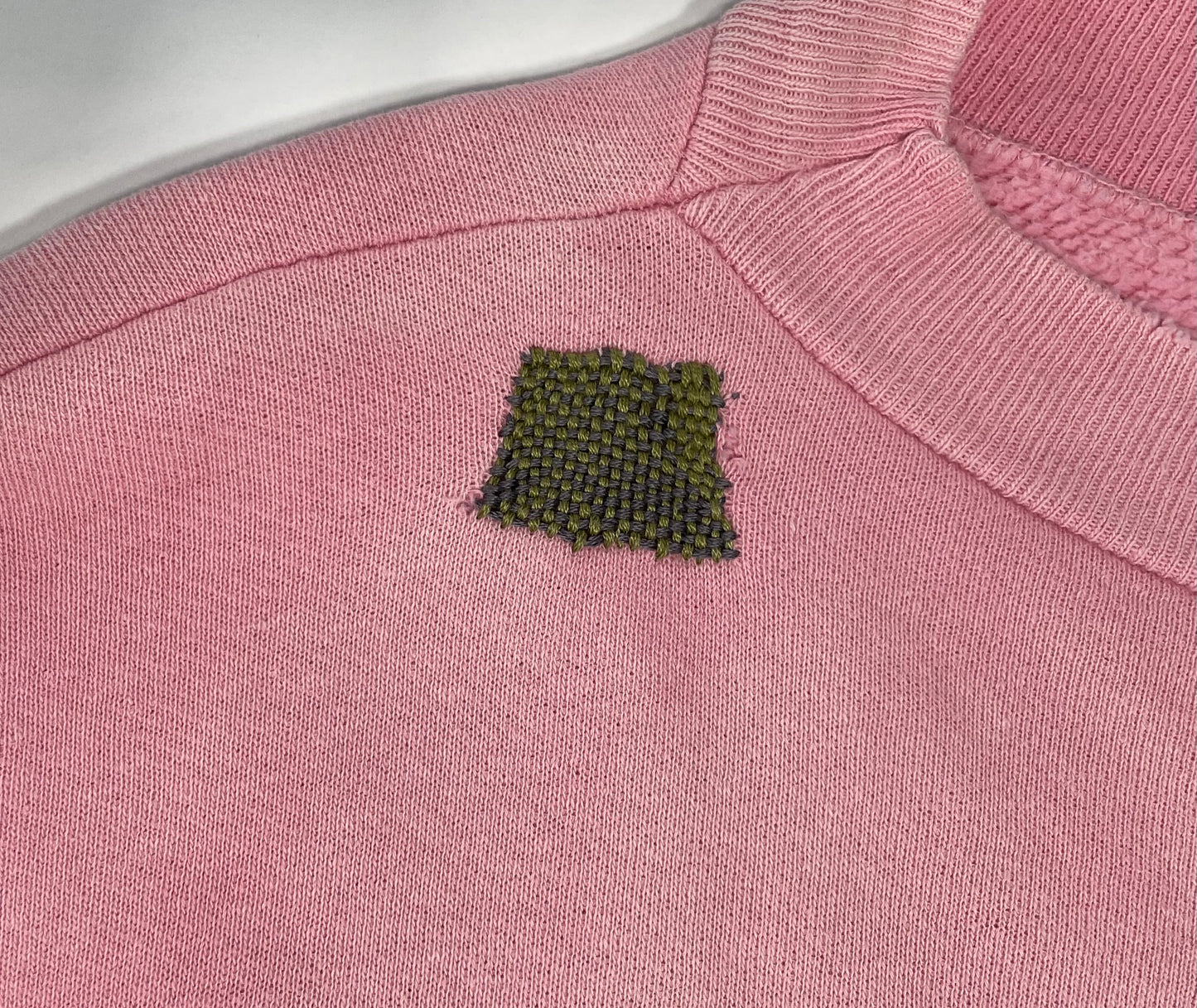 1950's Rare Pink 100% Cotton Sweatshirt