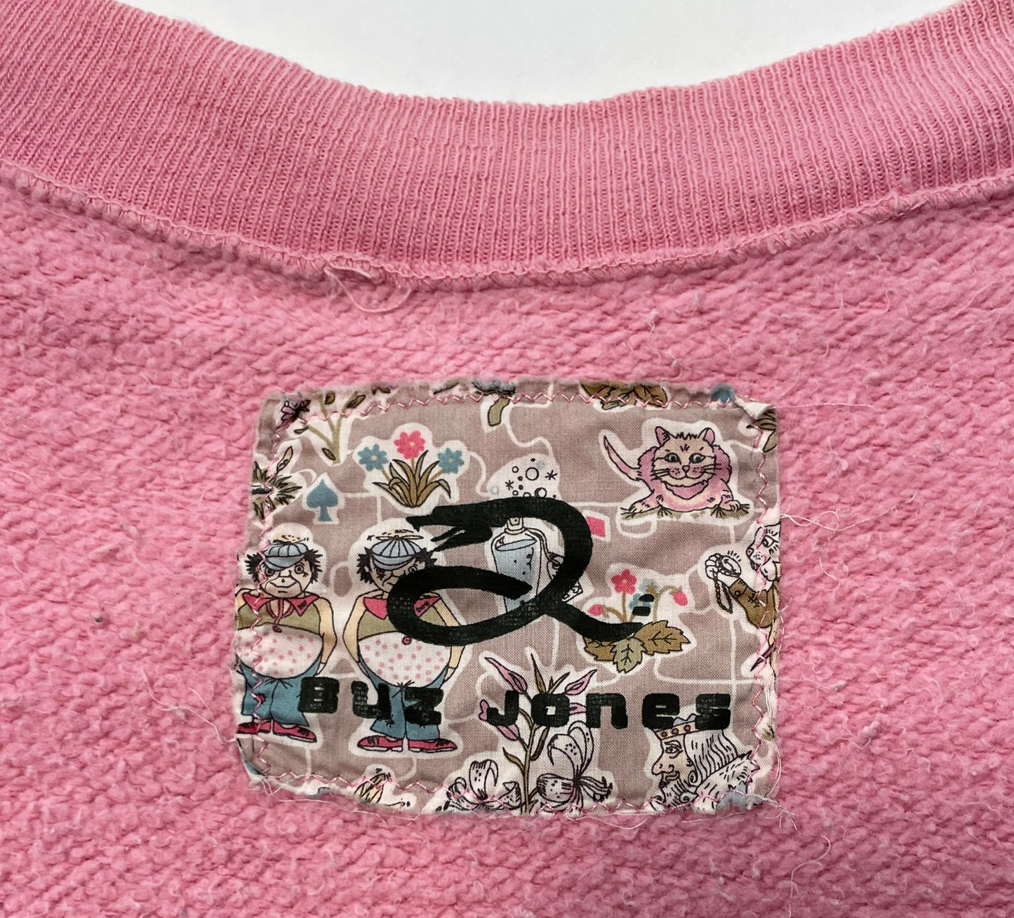 1950's Rare Pink 100% Cotton Sweatshirt