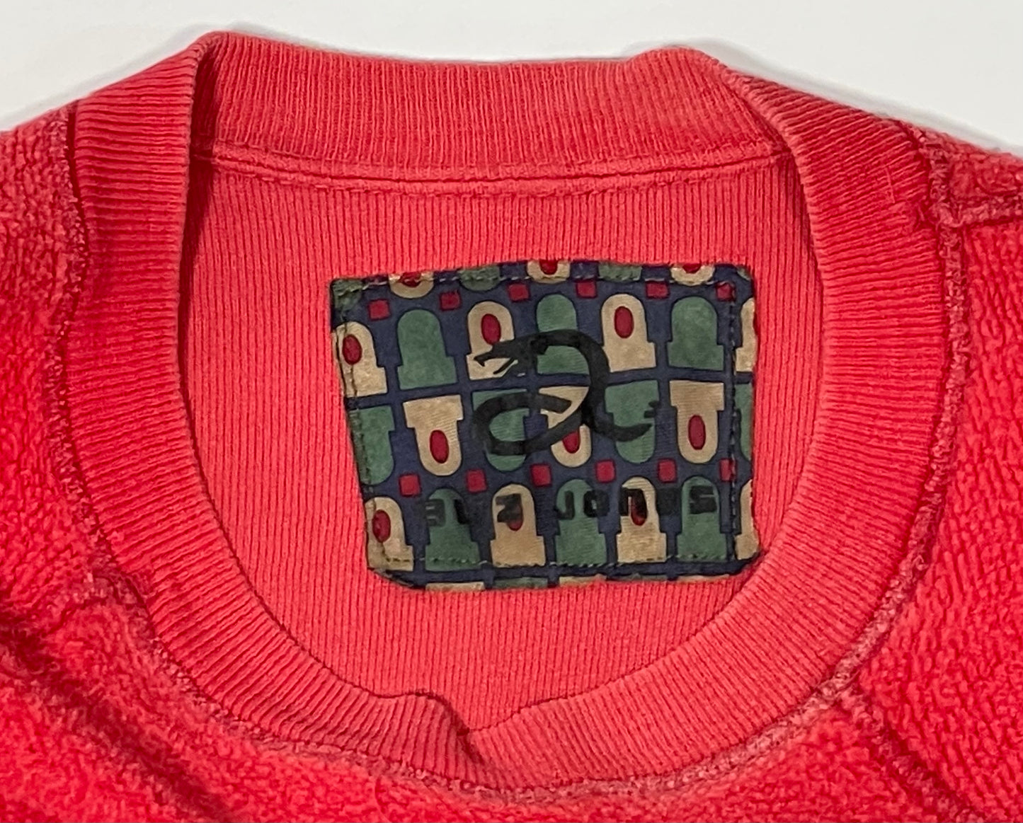 1970's Red 100% Cotton Sweatshirt